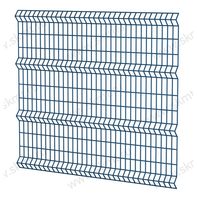 Сетка заборная 3D ОЦ ППК/1,73х2,5м/яч 60х200мм/d-3,0мм/3Р/ (RAL8017)