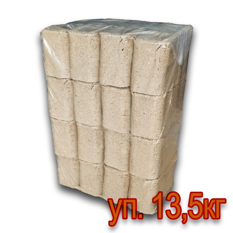 Брикет топливный "RUF" ХВОЯ 13,5 кг (в паллете 972 кг / 72 шт.)