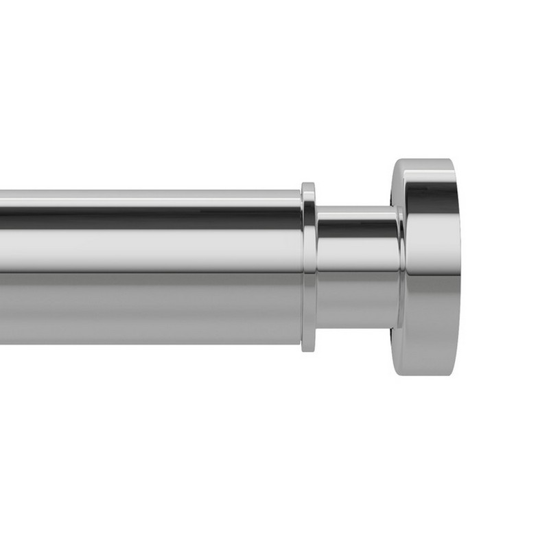 Карниз для ванной 110-200 см SS хром д.22/25мм ELITE MELODIA Mcr-00010BL