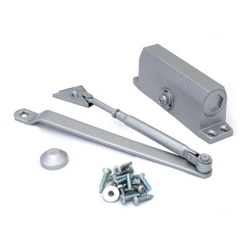 Доводчик дверной NOTEDO DC-080 белый/бежевый