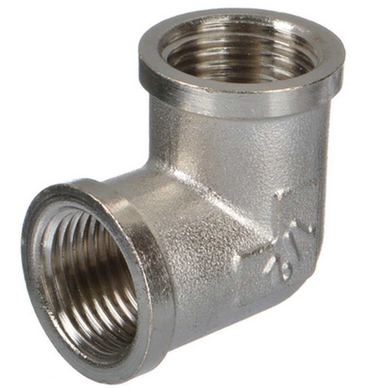 Уголок 1/2" в/в, латунь