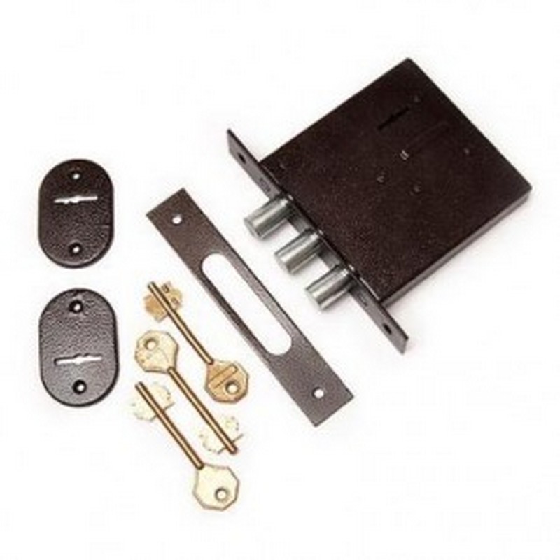 Замок врезной 3В-8 ДКД сувадальный, без накладок MARLOK