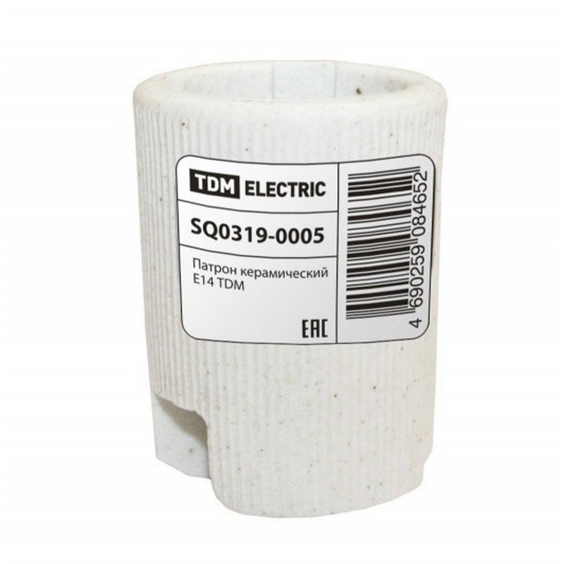 Патрон Е14 керам. TDM SQ0319-0005