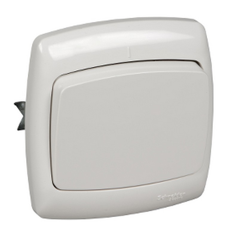 Выключатель с/у 2-кл с инд. белый ВС5У-227-би WESSEN РОНДО