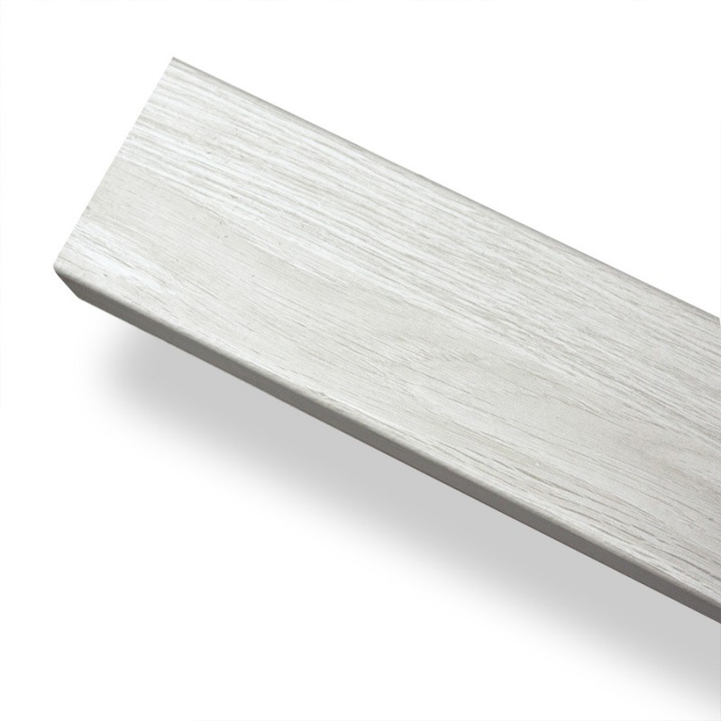 Наличник ПВХ телескоп Жемчужный 70х10