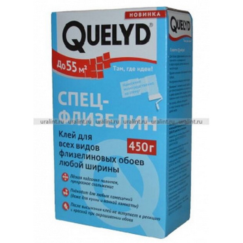 Клей QUELYD обойный "Спец-Флизелин" 300г 