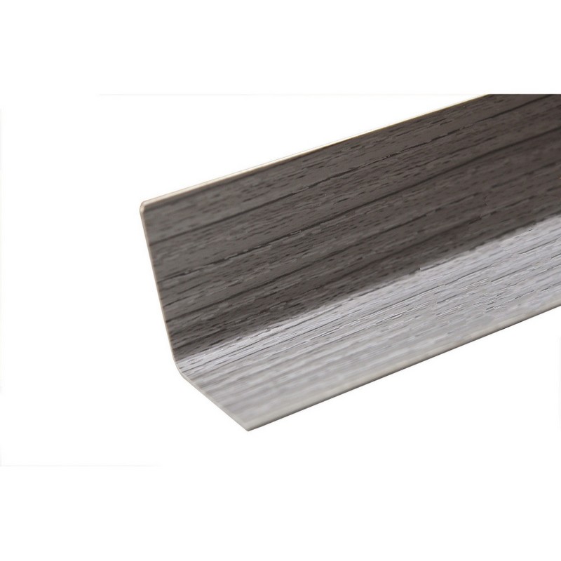 Уголок ПВХ 20х20х2700 Серый ясень