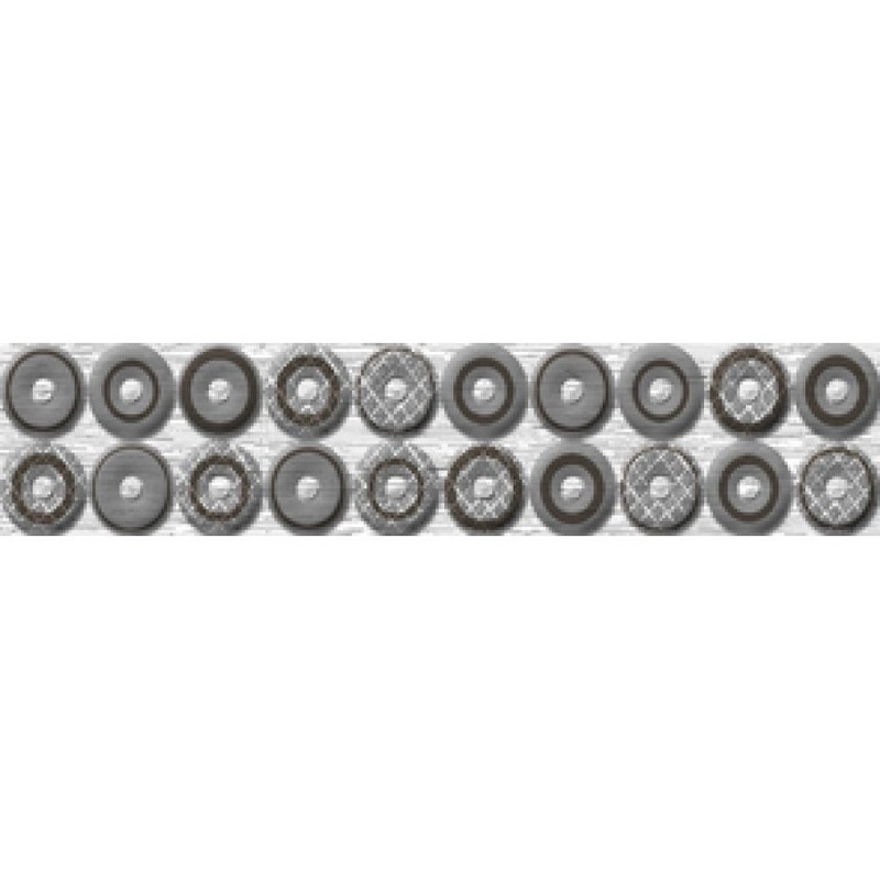 Бордюр 25х5,5 Шелк серый