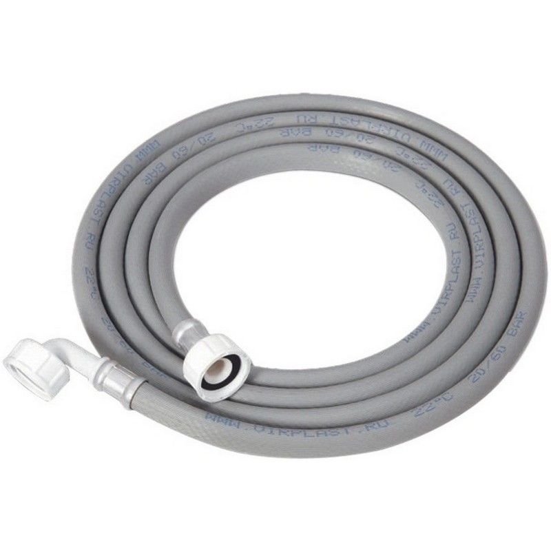 Шланг заливной для стир. машины 1 метр НЕРЖ