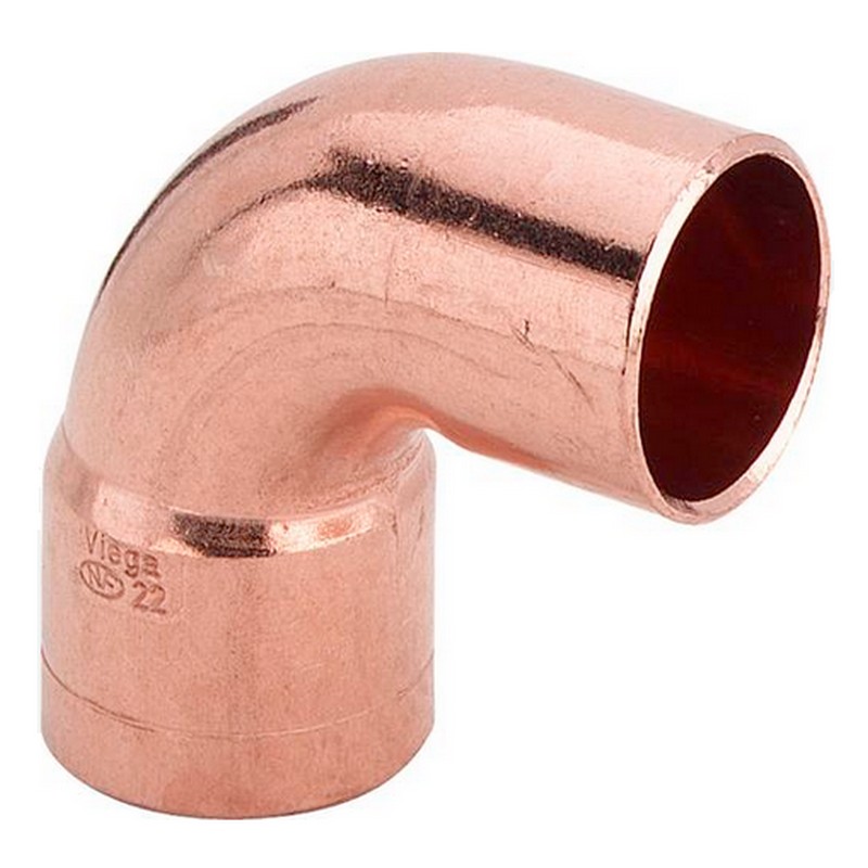 Угол однораструбный пайка 18/90 95092