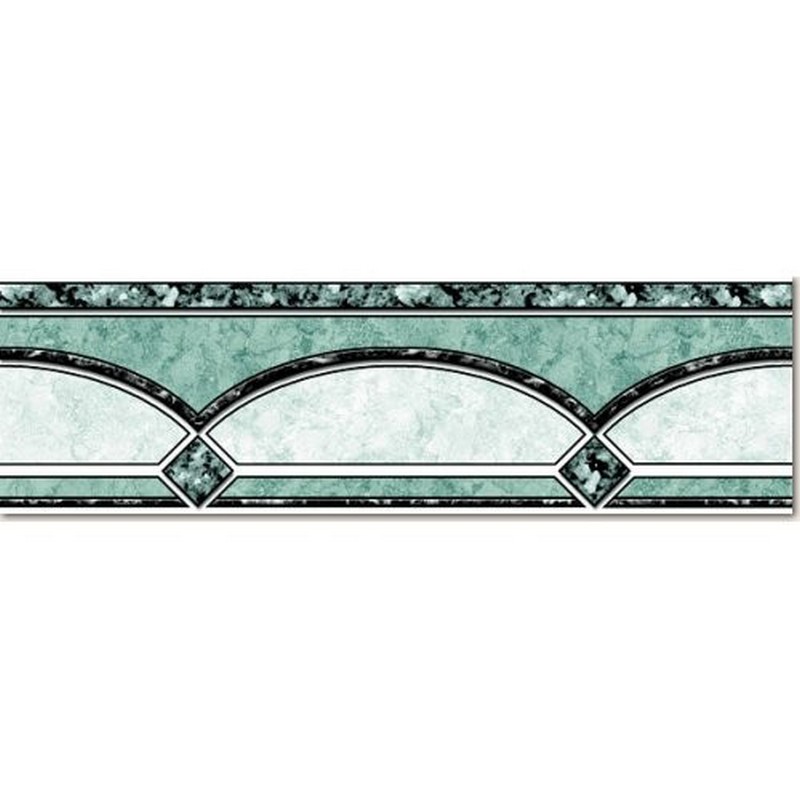 Бордюр 20х6,0 Палермо бирюзовый