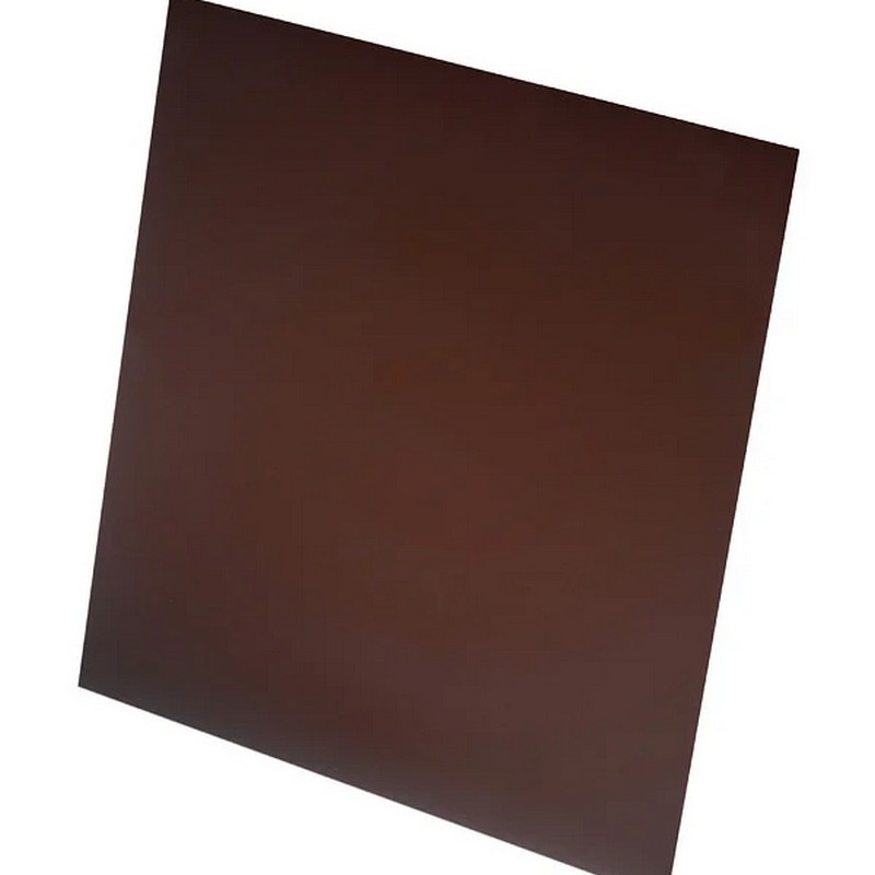 Лист оцинк.полимер 1,25х2,0 коричневый