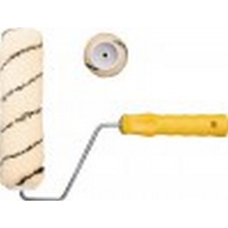 Валик полиакрил., бежевый с полосками 230 мм. 01854 ФИТ