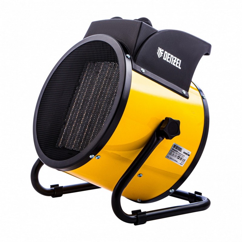 Пушка тепловая электрическая DENZEL DHC 5-400, 5000/3000вт керам.нагреватель, кругл.