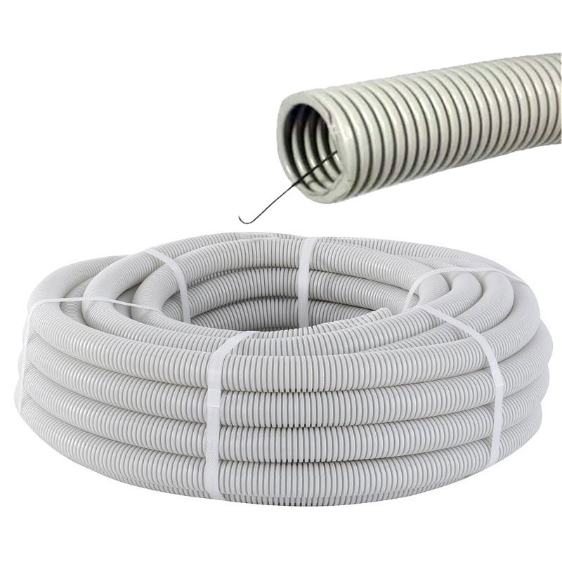 Труба гофр. ПВХ 20мм (100м) с протяжкой