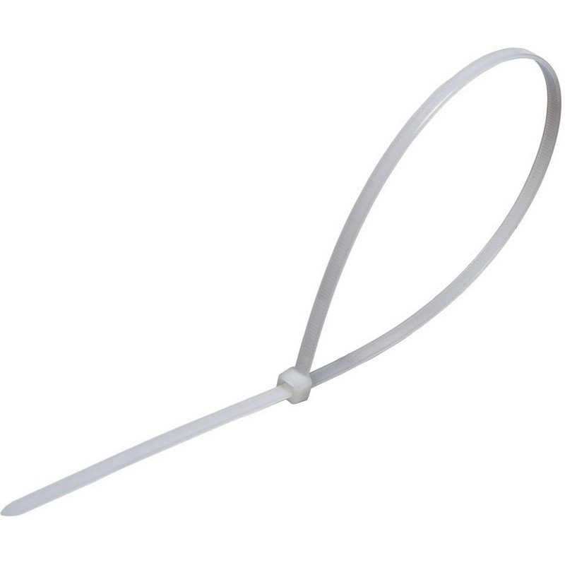 Стяжка нейлон. 300х3,6мм (100шт) белые