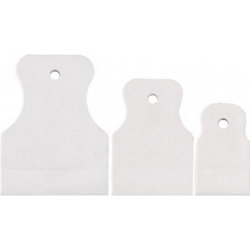 Набор шпателей (3шт) 40,60,80мм белая резина