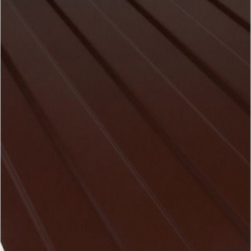 Профнастил С8 1150*2000 0,4мм RAL 8017 коричневый