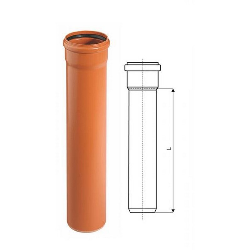 Труба 110*3000*3,4 KGEM SN4 