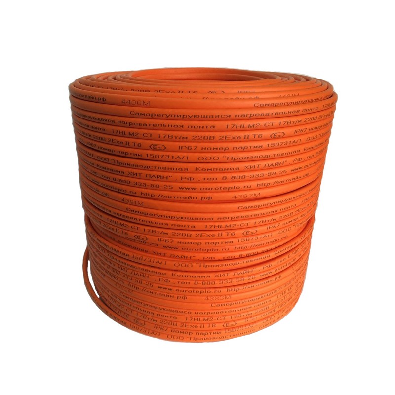 Саморегулирующийся греющий кабель 17HLM2-CT