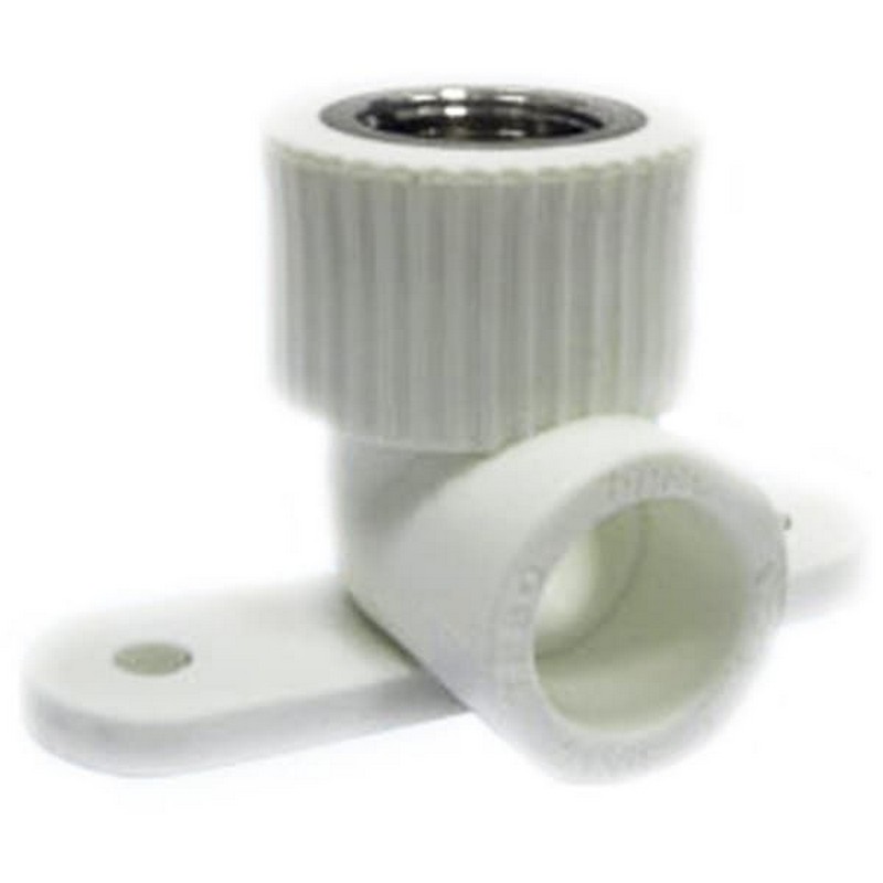 Угольник PPRC комб. 25-1/2  вн с креплением