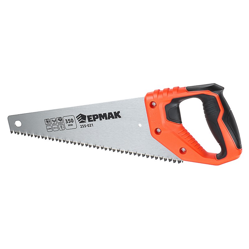 Ножовка по дереву 350мм 8мм 3D MAXI ЕРМАК 255-021