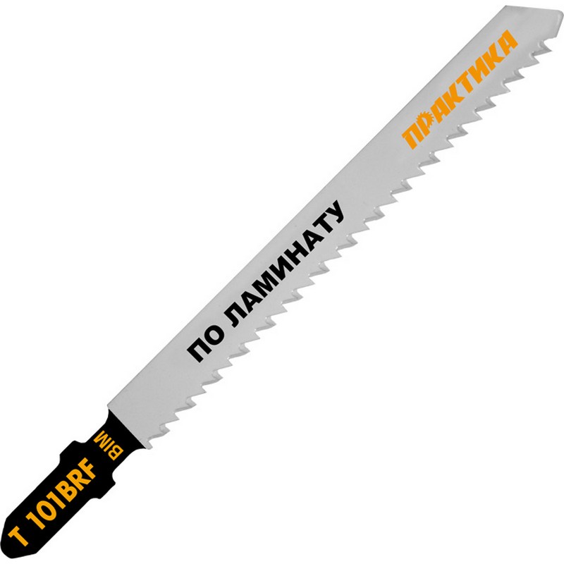 Полотно для эл.лобзика по ламинату T101BRF (2шт) 100х75мм обрат.рез BIM ПРАКТИКА 035-844