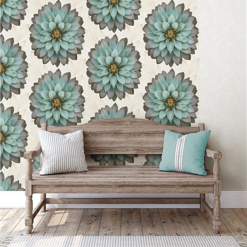 Обои виниловые на бумажной основе Аврора 04 С31М-124В 0,53х10 м