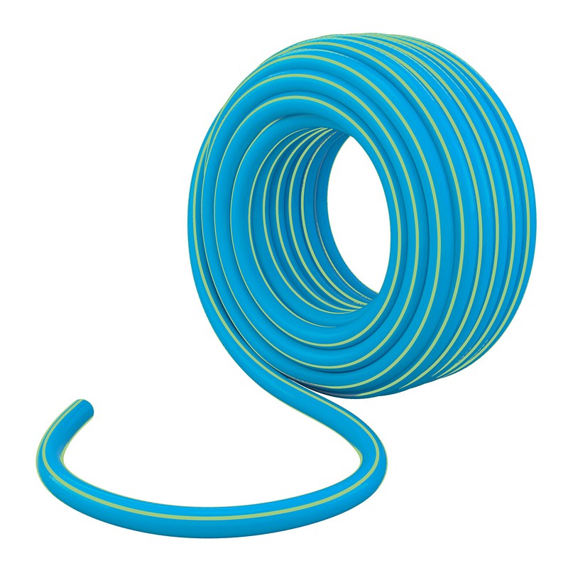 Шланг поливочный 3/4" 20м ТЭП армир. 3-слойный лазурный Palisad 67108