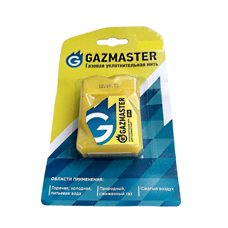 Нить газовая уплот. GASMASTER 25м блистер