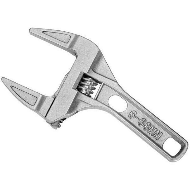 Ключ разводной 16-68мм, 200мм увелич.диапазон раскрытия Vertextools 2220-200-68