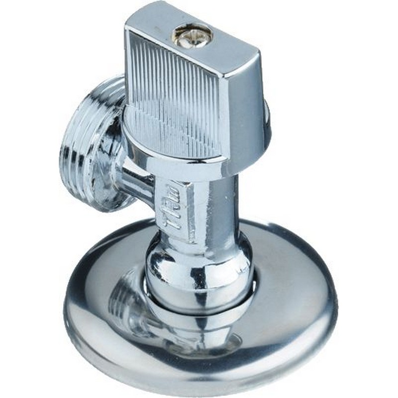 Кран шаровый угловой 1/2"*3/4" с отраж. 