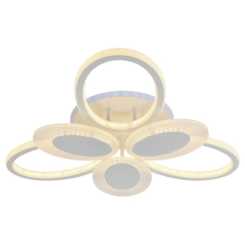 Люстра Светодиодная 5889/3+3A  WHT 186W+8W RGB