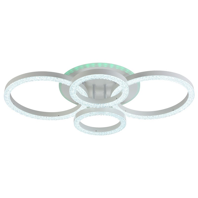 Люстра Светодиодная 5894/4  WHT 112W+8W RGB