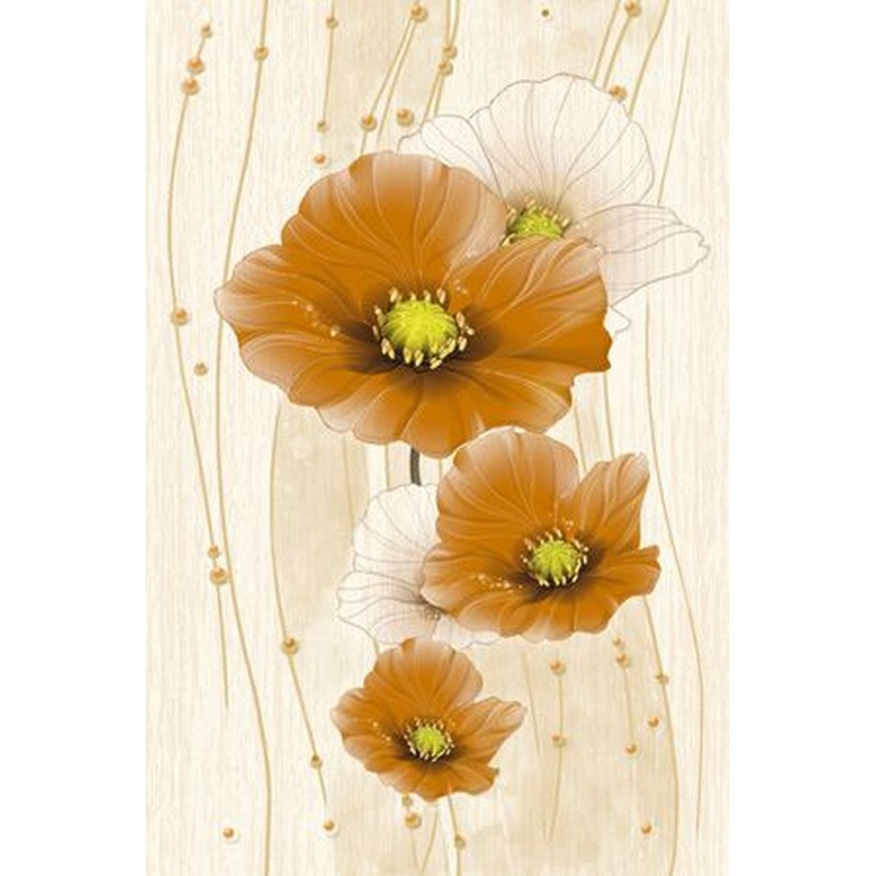 Декор 200х300 Маргарита бежевая 