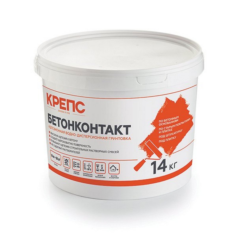 Грунт бетоноконтакт КРЕПС (упак 14 кг)
