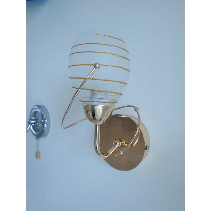 Светильник РС-023 Ассоль матовый половинка  (металл, стекло,  Е27)                                                              