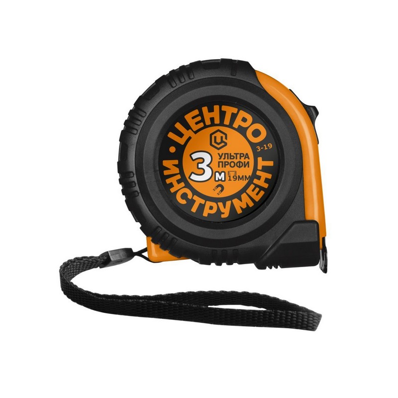 Рулетка 3м 19мм двустор.шкала, магнит ЦИ Ультра Профи