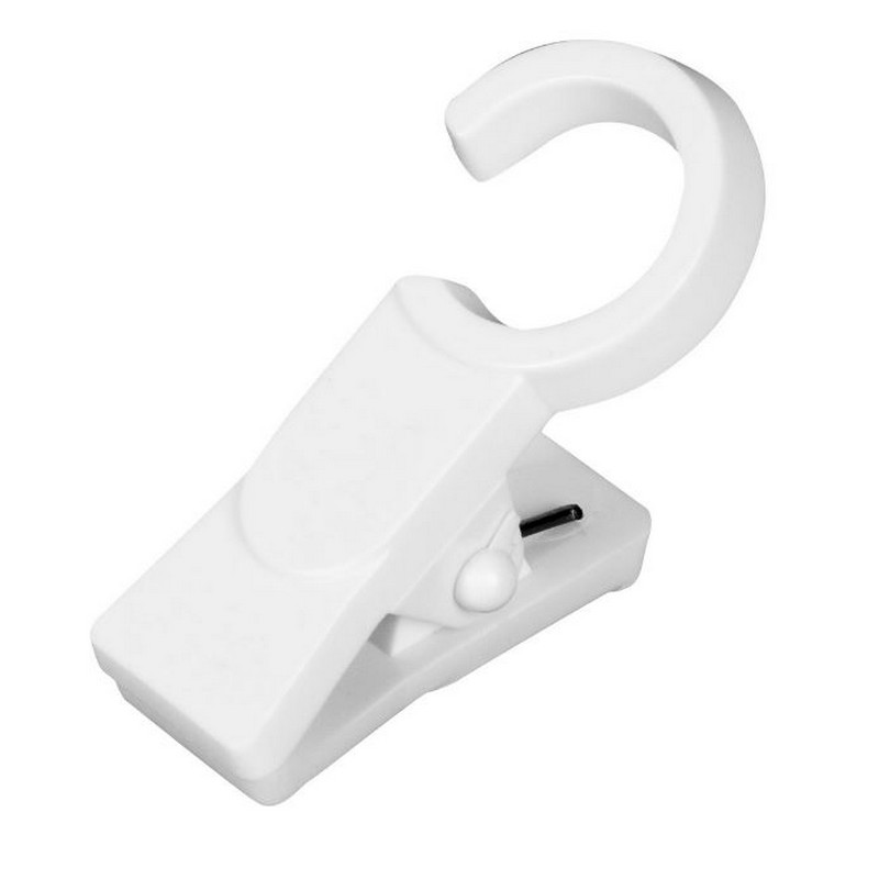 Зажим для кольца пластиковый (белый)
