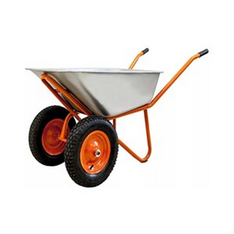 Тачка строительная 2-кол. 110л/180кг