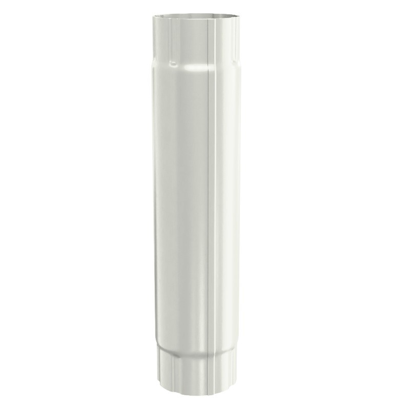 Труба соединительная D100х1000  белый