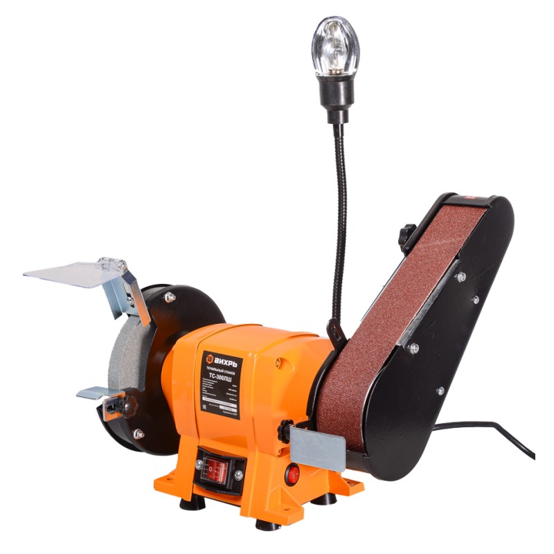 Станок точильный ВИХРЬ ТС-300ЛШ, 150/12,7х16мм, лента 50х686мм 2950об/мин 7,45кг