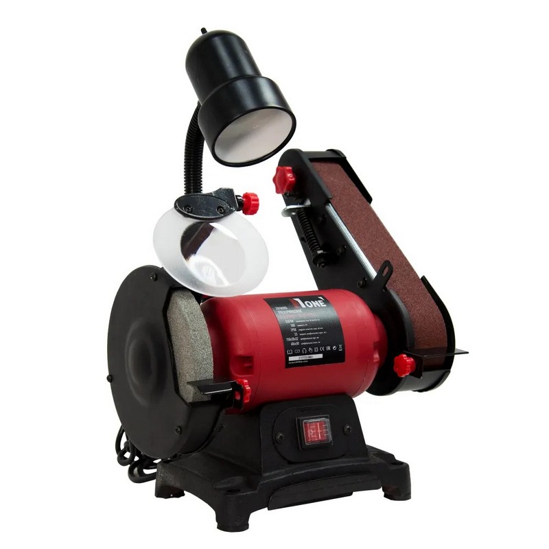 Станок точильный NUMBER ONE EGS500-150 PRO, 500вт круг-150/32х20мм лента-686х50мм