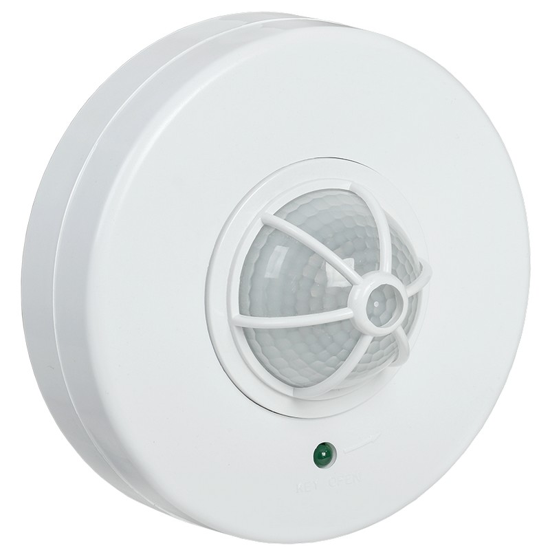 Детектор движения ДД-024 1100вт 6м 360гр IP33 потолочный белый IEK LDD11-024-1100-001