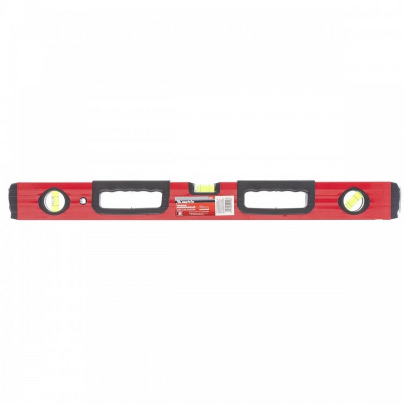 Уровень 600мм фрезеров.поверхность, 3 глазка 1мм/м MATRIX 33221