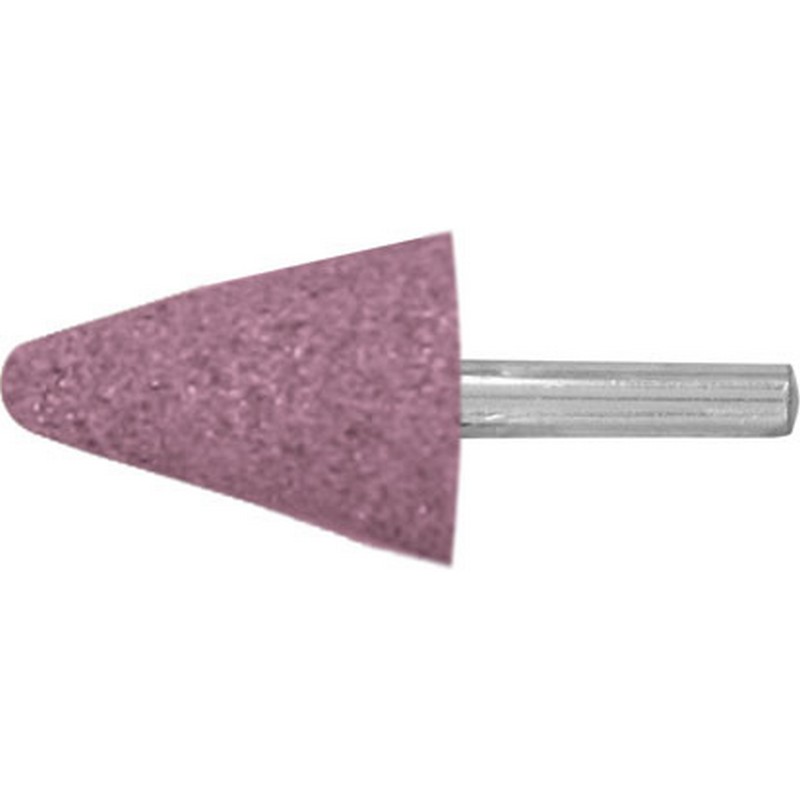 Шарошка абразивная по металлу конус с закруглением 25х35мм FIT 36962