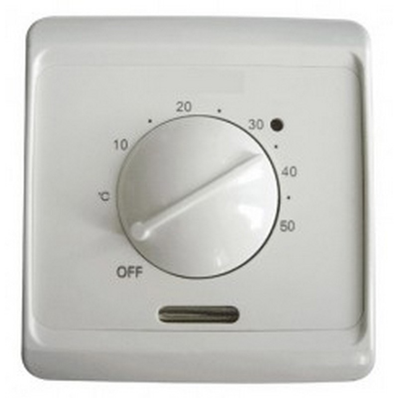 Термостат RTC-70.26 (механический с датчиком температуры) (16А) черный