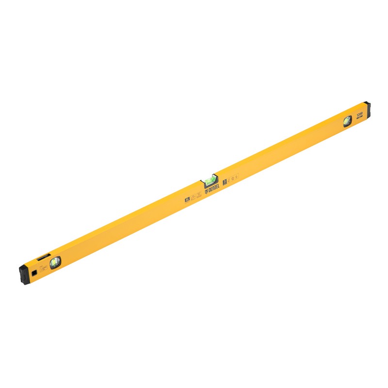 Уровень 1200мм магнитный, фрезеров. 3-глазка 0,5мм/м DENZEL 33694