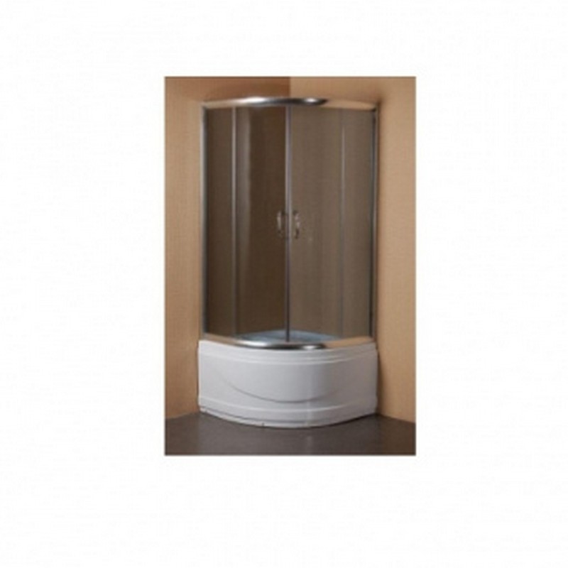 Уголок душевой ER0609T-C4 90*90*194 выс.поддон, тонир.стекло, без крыши