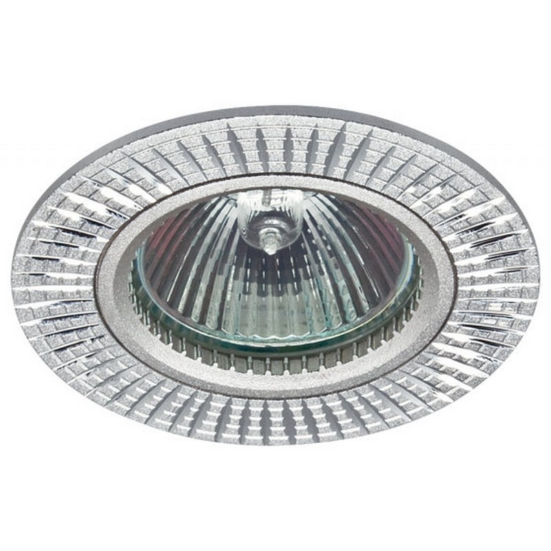 св-к встр. ЭРА KL32 AL/SL алюмин. MR16 GU5.3 50вт серебро